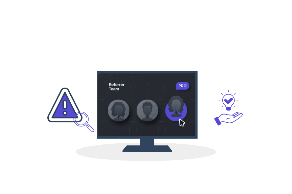 Referral management in insurance fraud