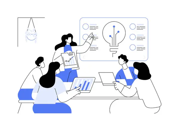 Cartoon of presentation tool concept