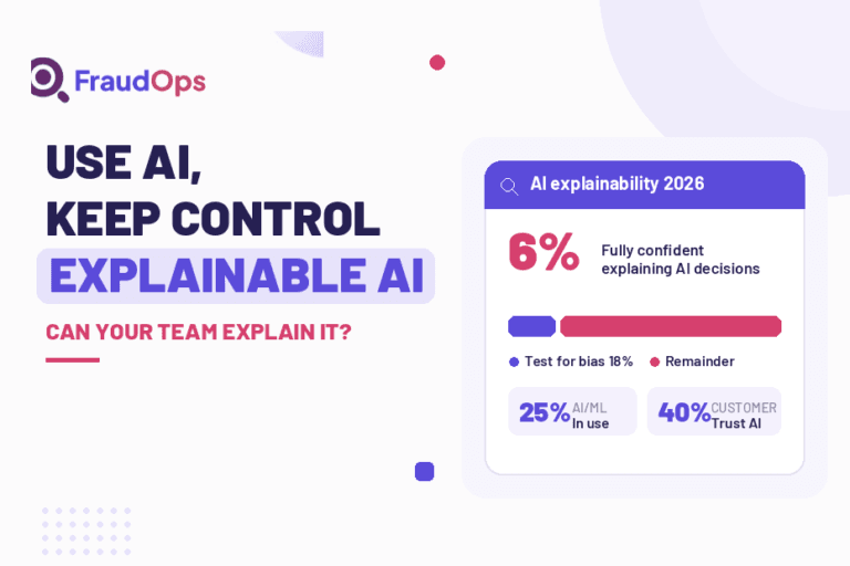 Explainable AI fraud investigation: only 6% of fraud professionals are fully confident explaining AI decisions